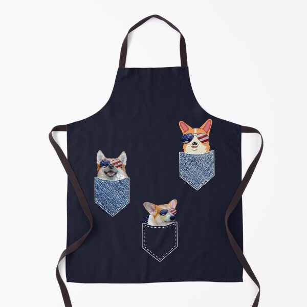 Item preview, Cute Corgis Pockets American USA Flag 4 July Corgi Dog Lover designed and sold by r-silver.