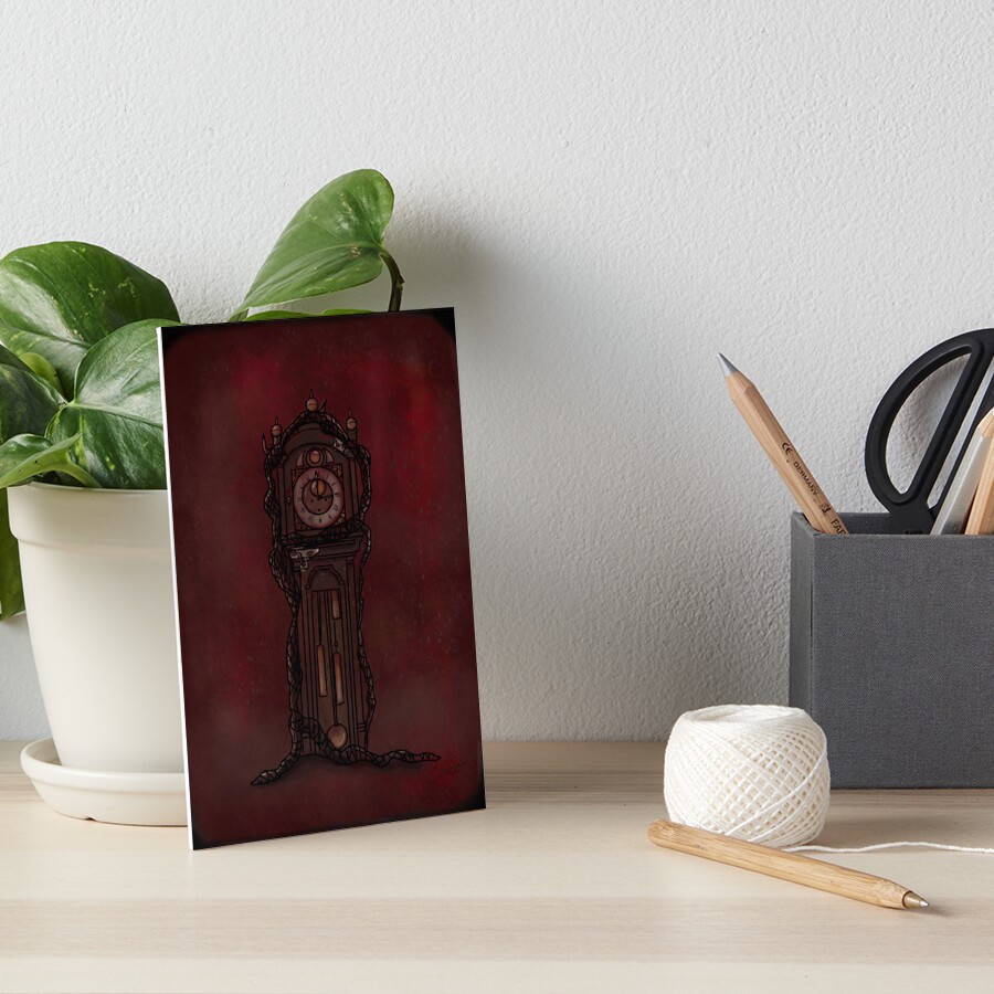 "Vecna’s clock" Art Board Print for Sale by Cincoart Redbubble