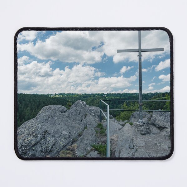 Item preview, Ehrensteinley Panorama Monschau rock formation in summer designed and sold by xP42.