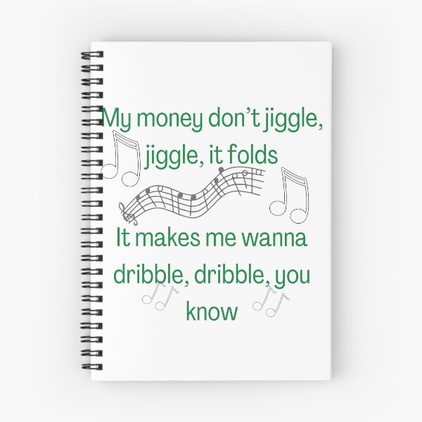 Item preview, My money don't jiggle jiggle it folds designed and sold by HdanRDesign.