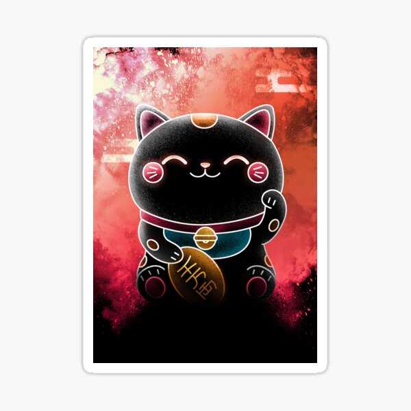 Soul of the Maneki Neko Wall Art Sticker