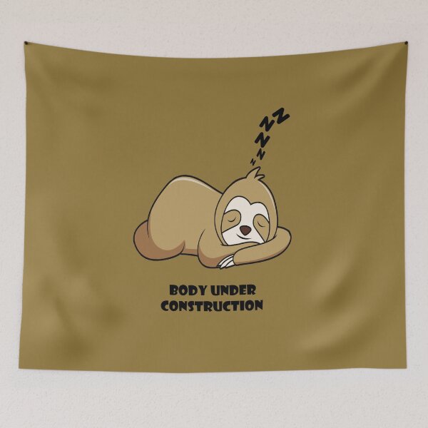 Item preview, Chessy Pickup Lines,Body Under Construction,Lazy Sloth sleeping,Funny quotes. designed and sold by MariyMart.