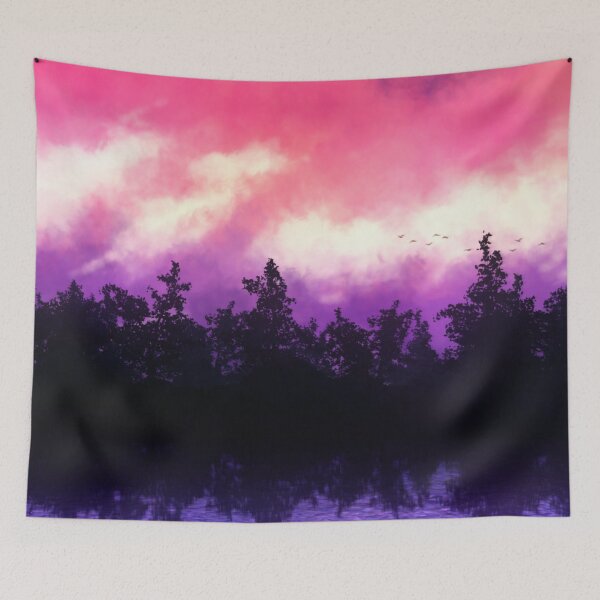 Item preview, Genderfluid Landscape Tapestry / Pillow designed and sold by AutumnArchfey.