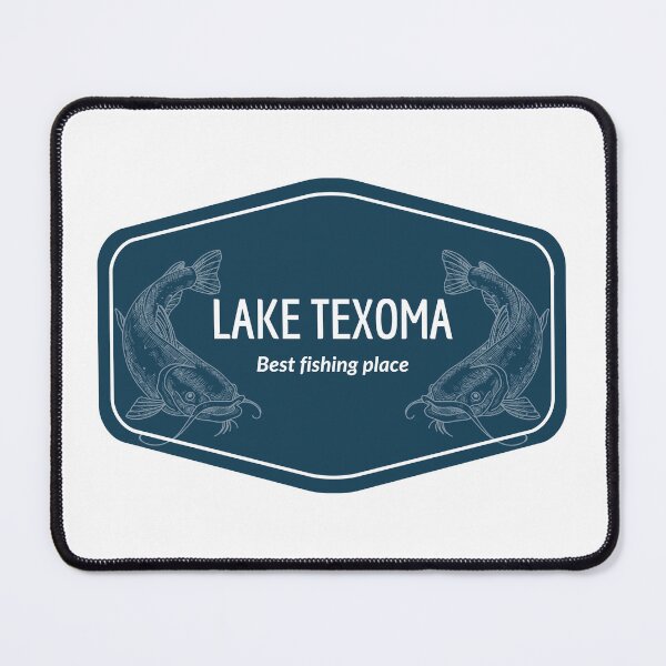 Item preview, Lake Texoma in Texas, Oklahoma, United States of America - Best fishing place destination Logo designed and sold by Vintage-TM.