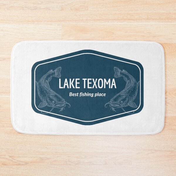 Item preview, Lake Texoma in Texas, Oklahoma, United States of America - Best fishing place destination Logo designed and sold by Vintage-TM.