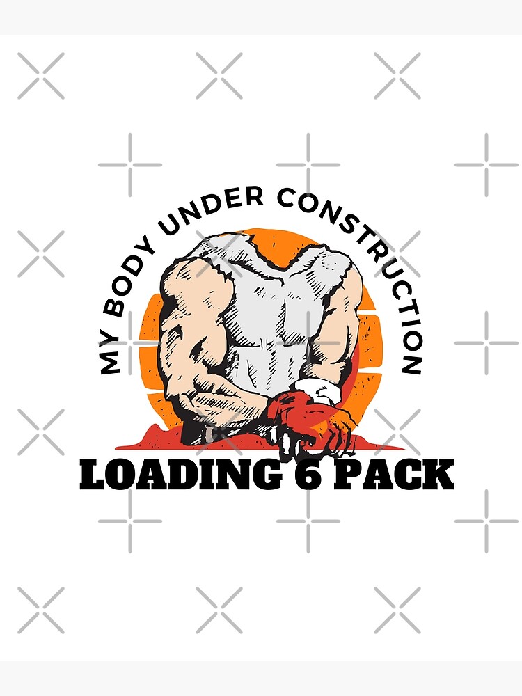 "My Body Under Construction Motivational Workout Fitness Essential T
