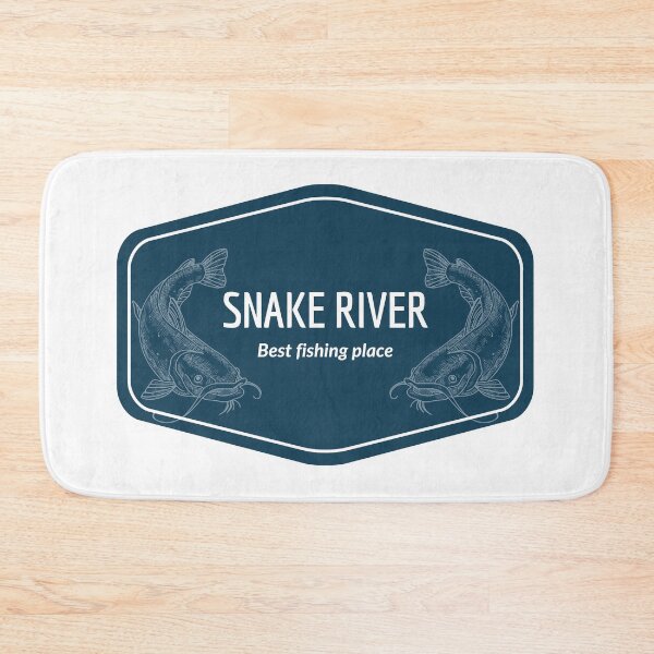 Item preview, Snake River in Idaho, Wyoming, United States of America - Best fishing place destination Logo designed and sold by Vintage-TM.