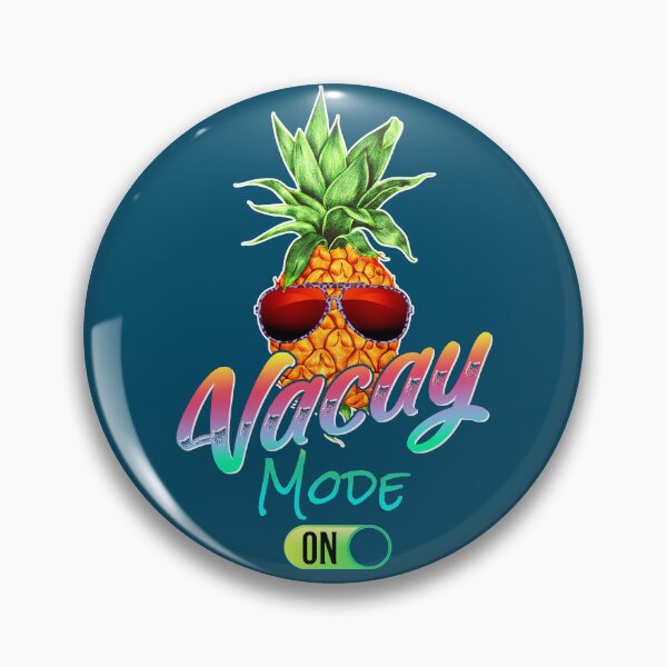Item preview, Vacay Mode ON Funny Pineapple with Sunglasses Summer Vacation designed and sold by GreenSplash.