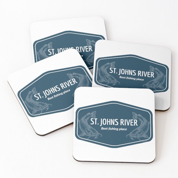 Item preview, St Johns River in Florida, United States of America - Best fishing place destination Logo designed and sold by Vintage-TM.