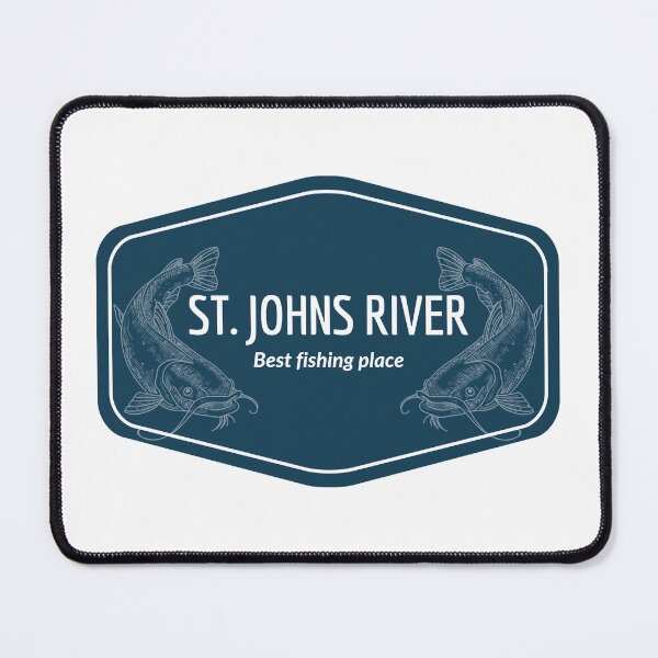 Item preview, St Johns River in Florida, United States of America - Best fishing place destination Logo designed and sold by Vintage-TM.