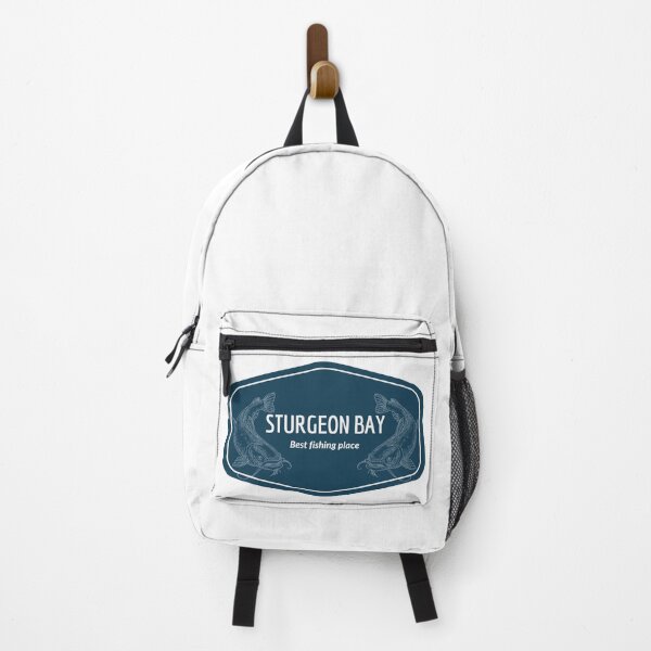 Item preview, Sturgeon Bay in Wisconsin, Door County, United States of America - Best fishing place destination Logo designed and sold by Vintage-TM.