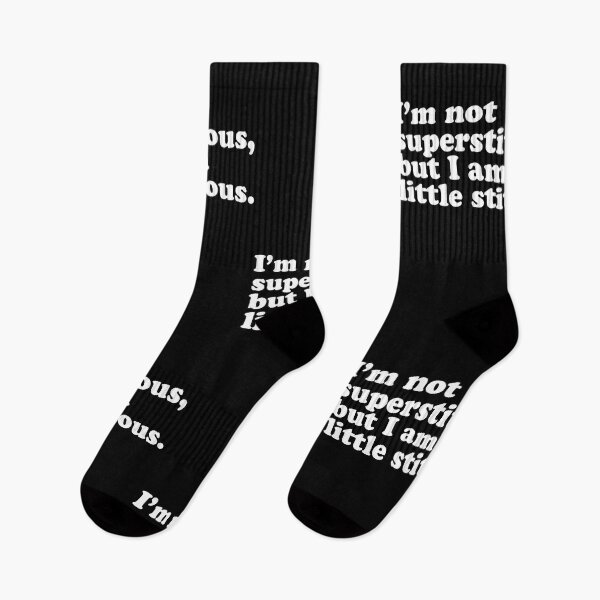 Item preview, I'm not superstitious, but I am a little stitious. designed and sold by wordee.