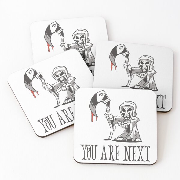 Item preview, You're next - funny Grim Reaper motif death designed and sold by Rob-Son.