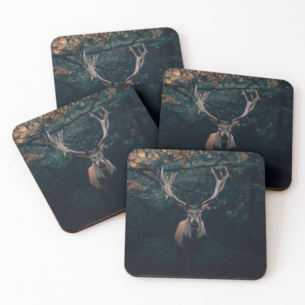 Item preview, Deer in the evening light designed and sold by wolfgangrainer.