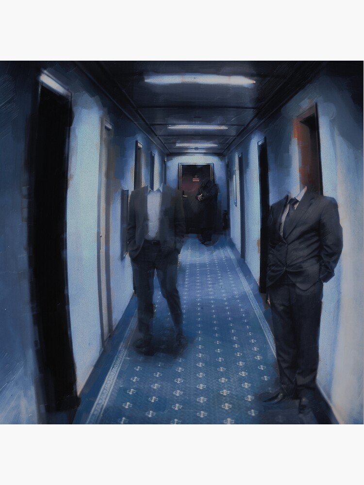Thumbnail 4 of 4, Pillow, mockART - Men Who Lost Their Heads designed and sold by mockART.