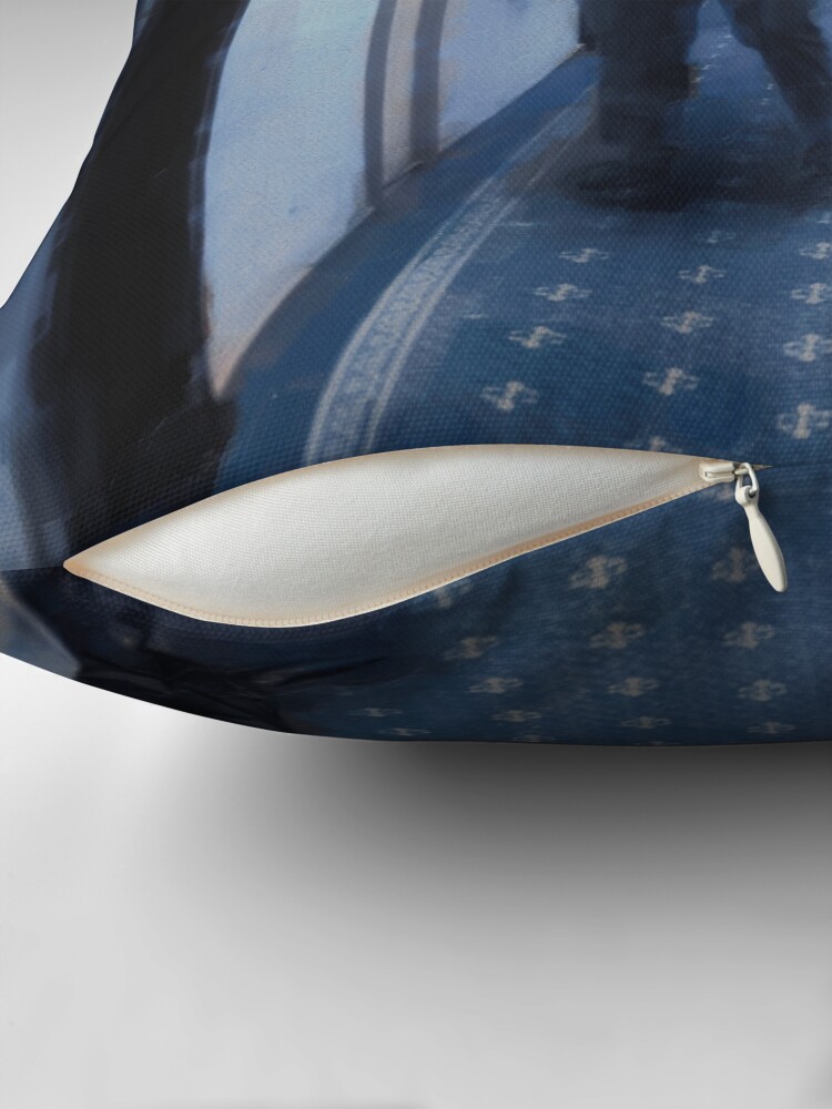 Thumbnail 2 of 4, Pillow, mockART - Men Who Lost Their Heads designed and sold by mockART.