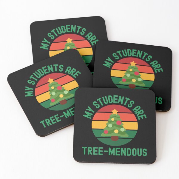 Artikelvorschau, Weihnachtslehrer - Meine Schüler sind Baum-Mendous - Weihnachtsfeier, Winter, Weihnachtserzieher, Weihnachtsprofessor entworfen und verkauft von jadedscientist.