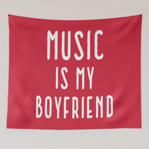Item preview, Music Is Boyfriend Quote designed and sold by quarantine81.