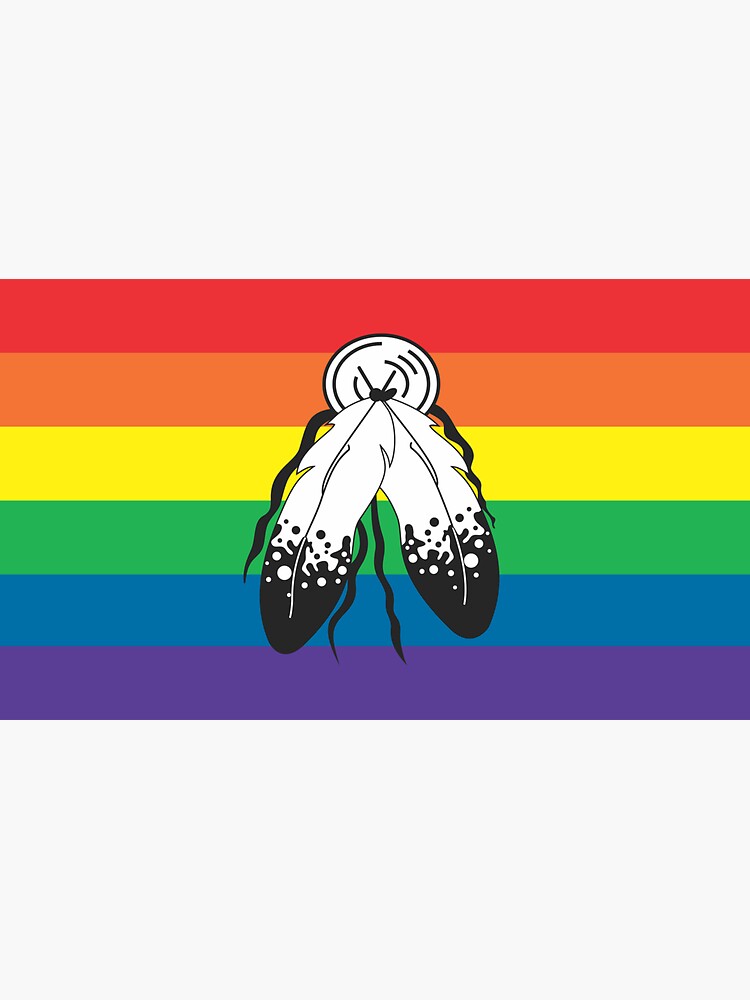 Two Spirit Pride Flag Sticker For Sale By Putaflagonit Redbubble