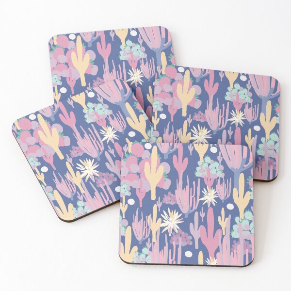 Item preview, Desert Flora - Indigo Pink designed and sold by KBurnsArt.