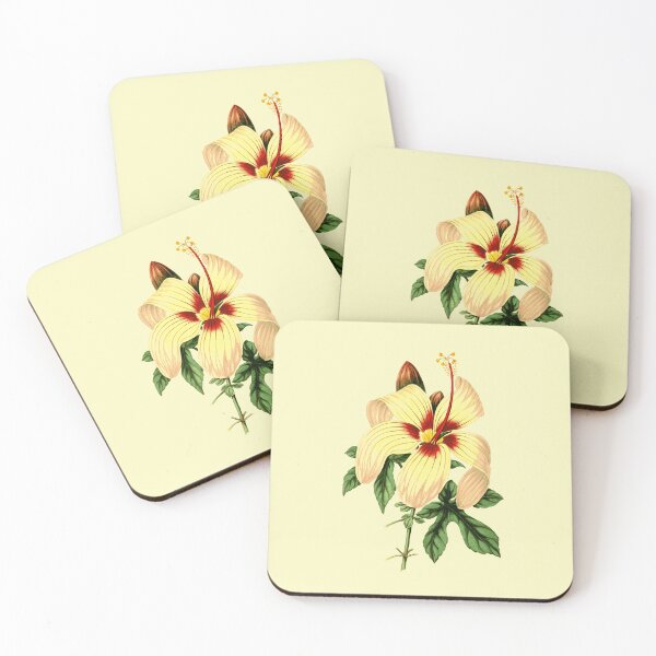 Item preview, Exotic Yellow and Red Hibiscus Flower designed and sold by BrightMint.