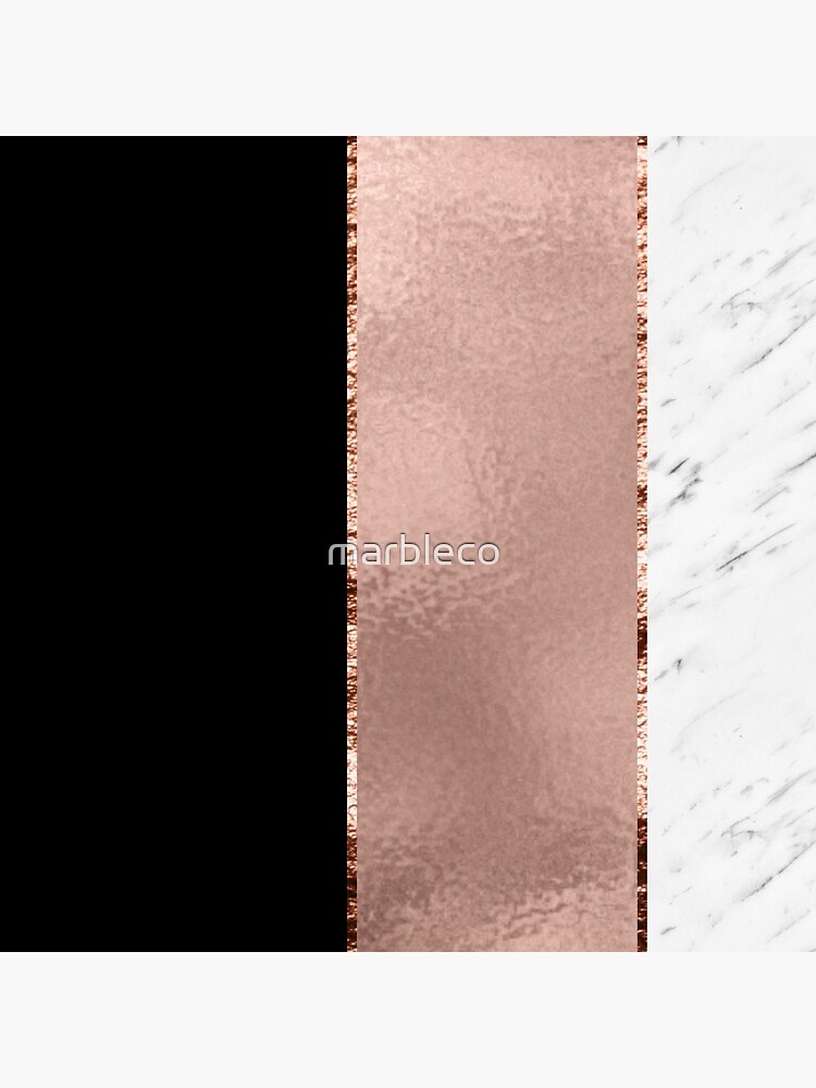 Rose Metallstreifen - Marmor und Onyx von marbleco