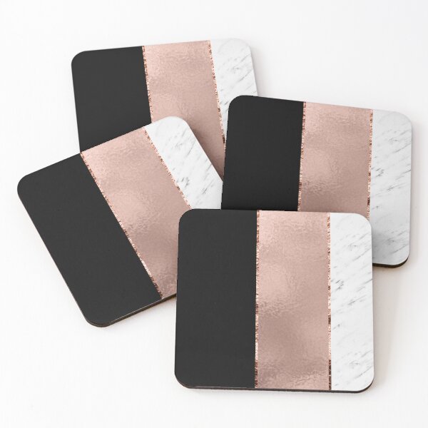 Item preview, Rose metallic striping - marble and onyx designed and sold by marbleco.