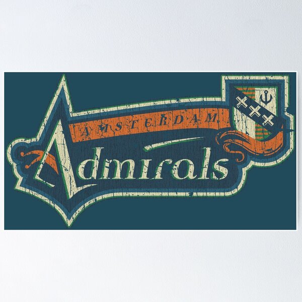 Vintage NFL Europe - Amsterdam Admirals (Orange Admirals Wordmark) -  Amsterdam Admirals - Mug