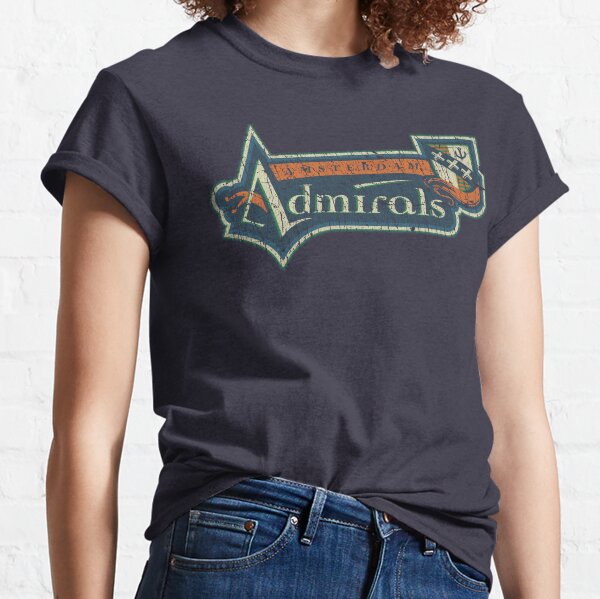 deadmansupplyco Vintage NFL Europe - Amsterdam Admirals (White Admirals Wordmark) T-Shirt