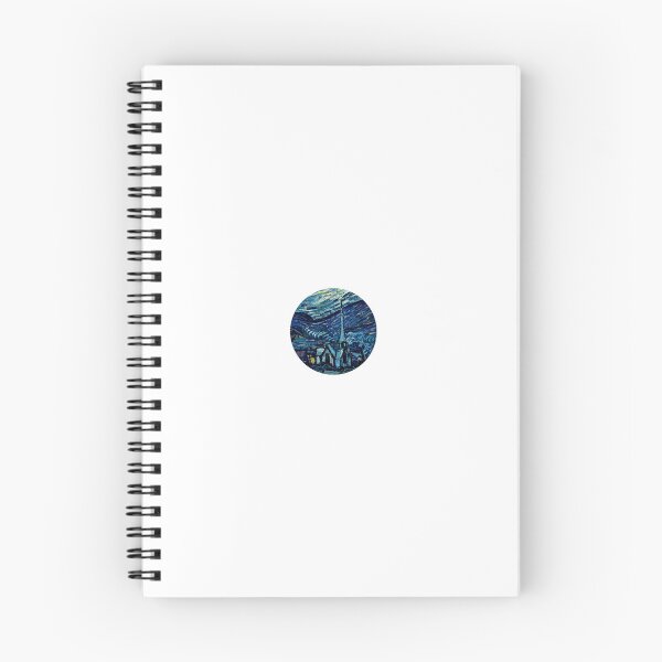 Item preview, Van Gogh Starry Night circle sticker designed and sold by mlarmon.