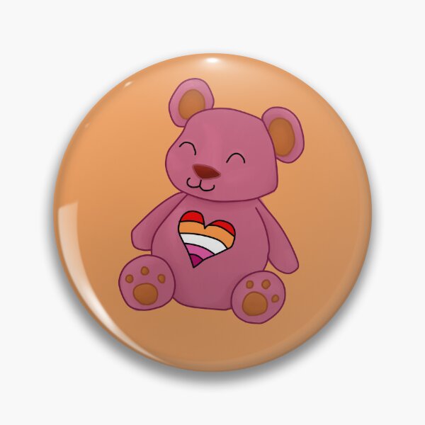 Item preview, Lesbian Pride Bear designed and sold by luckyboyart.