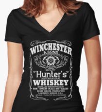 SUPERNATURAL Women's Fitted V-Neck T-Shirt