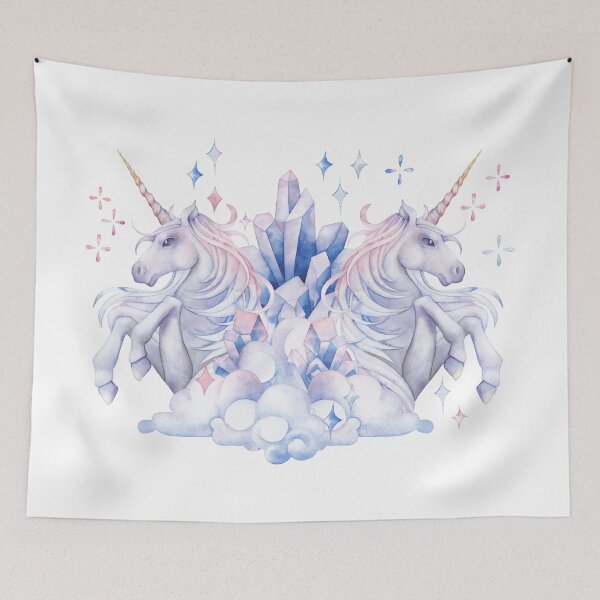 Item preview, Cute watercolor unicorn designed and sold by Ekaterina Glazkova.