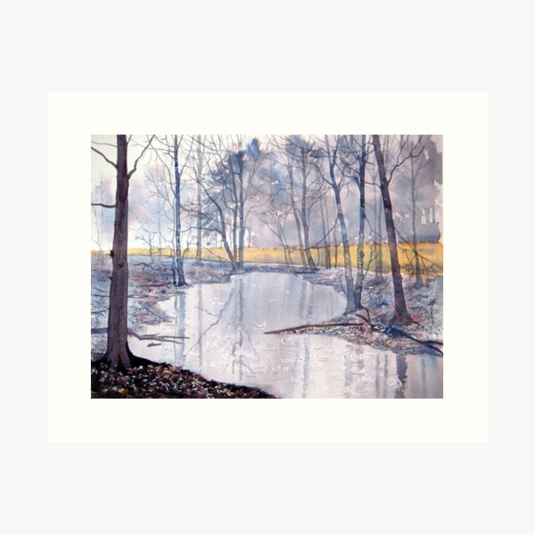 Rainy Day on Skipwith Common Art Print