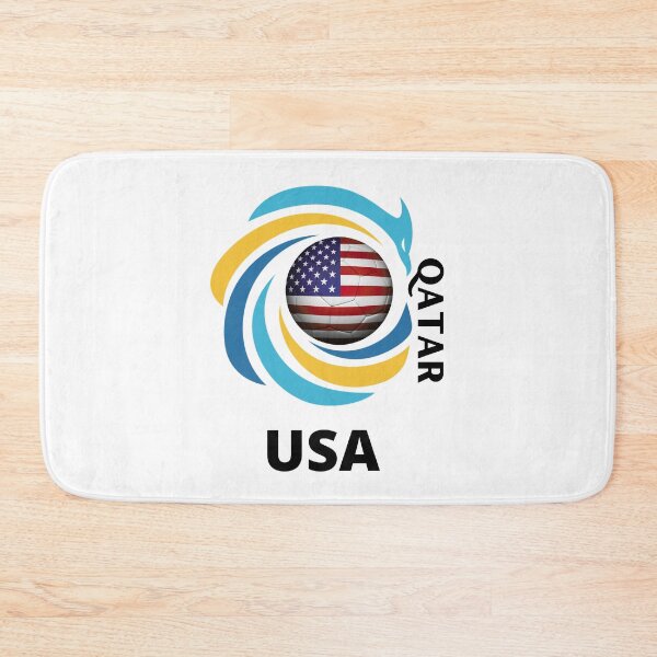 Item preview, Qatar Football soccer team USA United States of America  designed and sold by DesignsbyMona.
