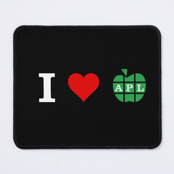 Item preview, I ♥ APL - dark background designed and sold by APL Stuff.