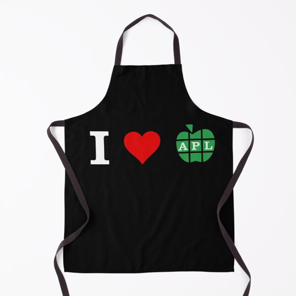 Item preview, I ♥ APL - dark background designed and sold by APL Stuff.