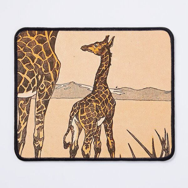 Item preview, Vintage Mother and Baby Giraffes designed and sold by IliaLobell.