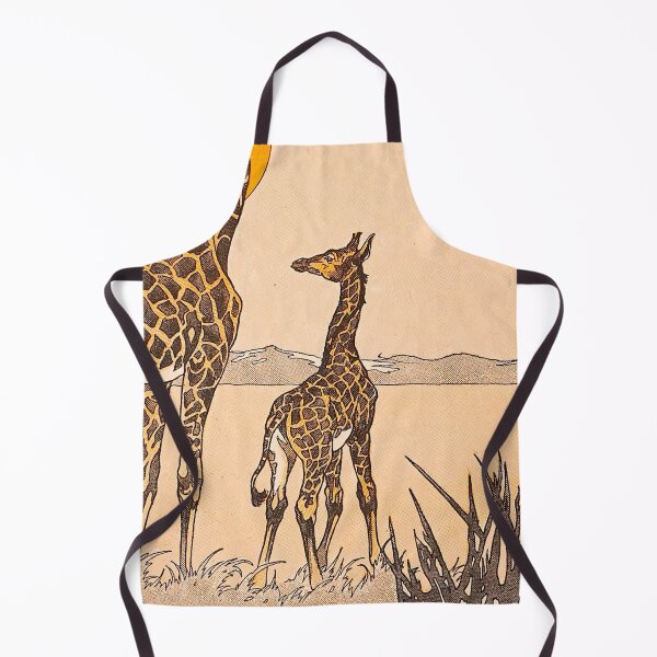 Item preview, Vintage Mother and Baby Giraffes designed and sold by IliaLobell.