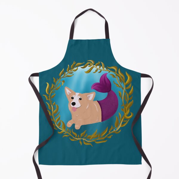 Item preview, Corgi in Seaweed designed and sold by jennpetersen.