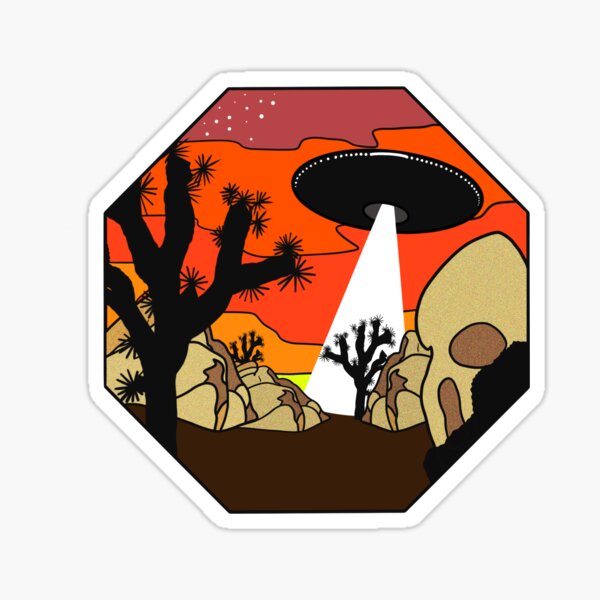 Joshua Tree UFO Sticker