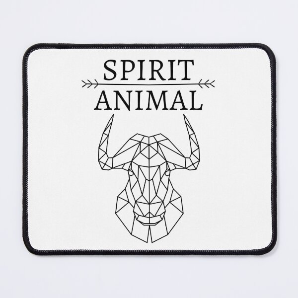 Item preview, Spirit Animal - Wildebeest - polygonal designed and sold by RIVEofficial.