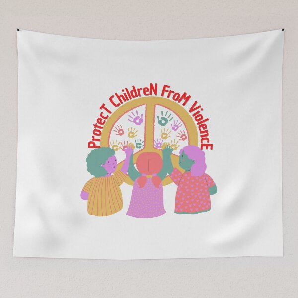 Item preview, Protect Children From Violence designed and sold by HdanRDesign.