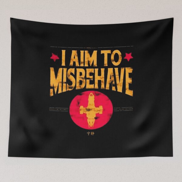 Item preview, I Aim to Misbehave designed and sold by shopZUKA-0.