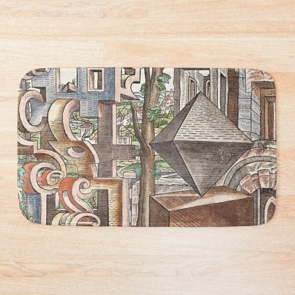 Item preview, Geometria et Perspectiva Pl 01  Fine Art print , Lorenz Stoer ,Geometric Landscape Architecture designed and sold by TeeARTHY.