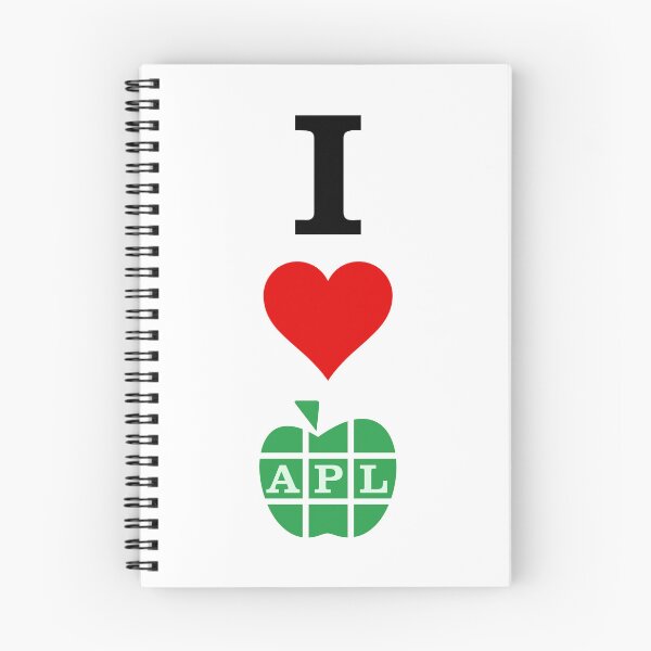 Aperçu de l'œuvre I ♥ APL - fond clair créée et vendue par APL Stuff.