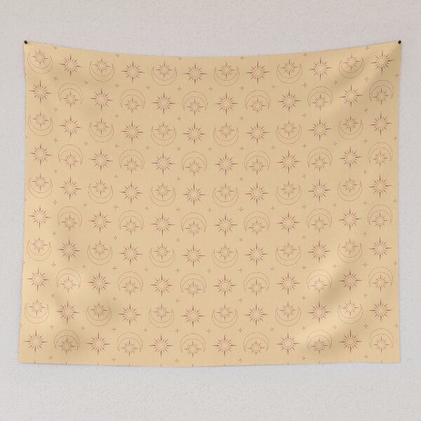 Item preview, Astronomical Pattern (Vintage Tangerine) designed and sold by ObsidianDaz.