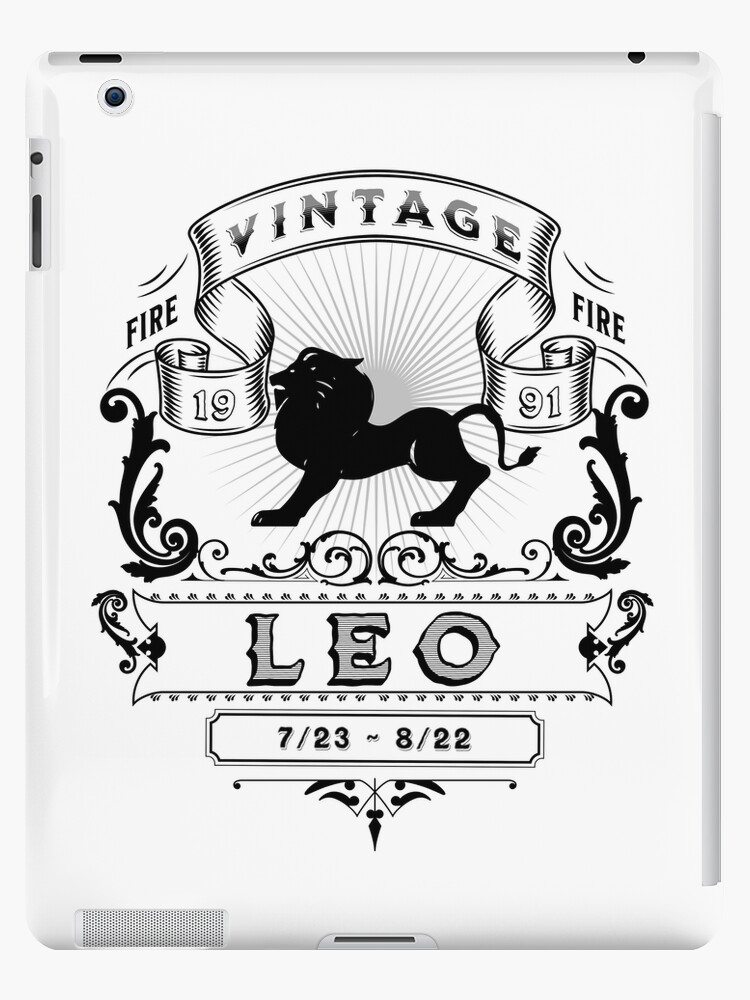 The Zodiac Sign of Leo Black and White 1991