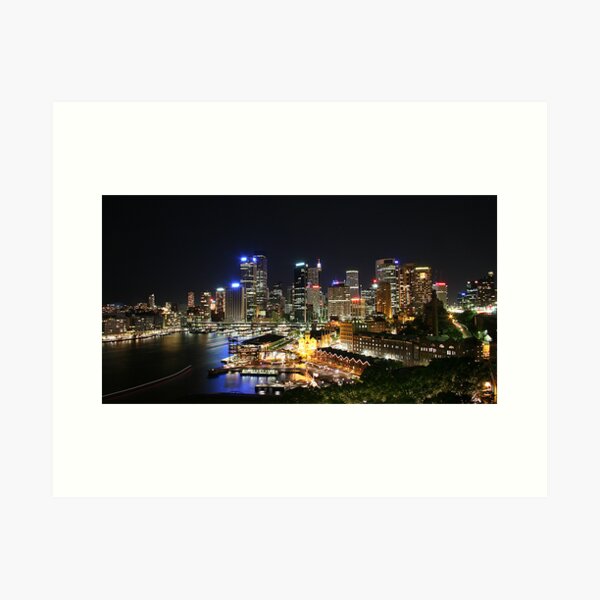 Aperçu de l'œuvre Sydney Nightlights créée et vendue par MiImages.