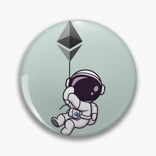 Item preview, ETH astronaut to the moon designed and sold by Crypmetal.